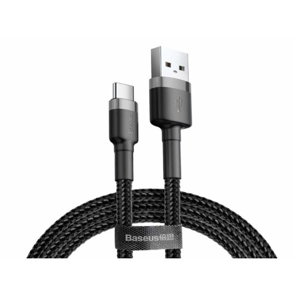 BASEUS Kabl Cafule USB to Type-C 3m sivo-crna - CATKLF-UG1