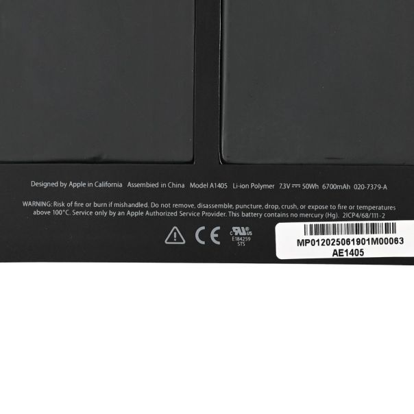 Baterija za laptop Apple Macbook Air 13in A1466 A1405 HQ2200 B - 223647