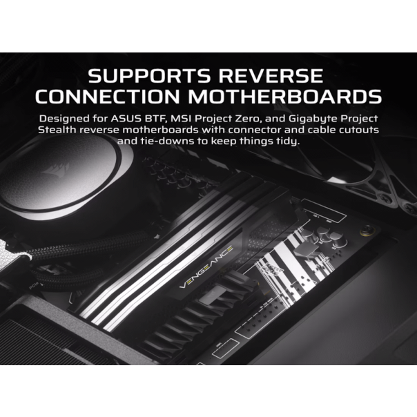 CORSAIR Kucište FRAME 4000D RS Mid-Tower/ATX/kaljeno staklo/bez napajanja/crna - EP2425840
