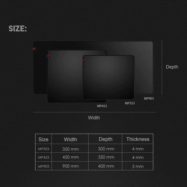 FANTECH Gejmerska podloga za miš MP453 AGILE 450x350x4 mm - FT99939