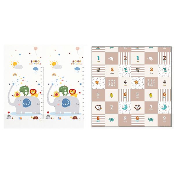 BBO SKLOPIVA PODLOGA ZA IGRU OD PENE (CC6603) - ELEPHANT & BABY ANIMALS (180x200x1cm) - EP3083390