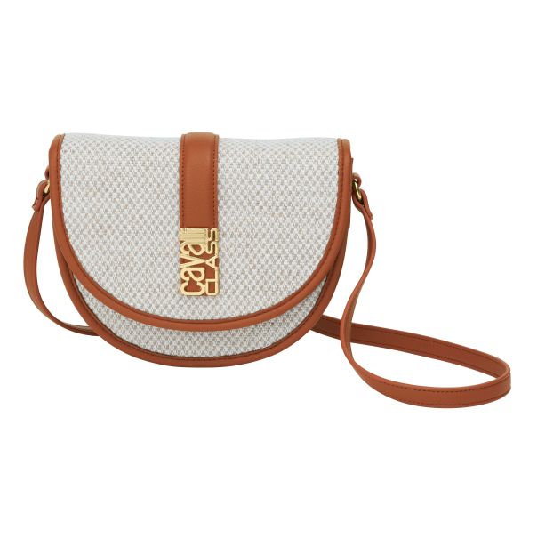 CAVALLI CLASS crossbody ženska torba MARINA, Natural&Caramel - CCHB01202700