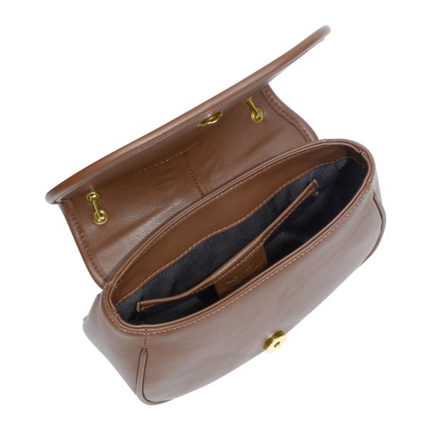 CAVALLI CLASS crossbody ženska torba BEATRICE, Light Monogram & Chocolate - CCHB01772500