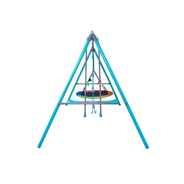 Set za dvorište merdevine, gnezdo i ljuljaška 263x 185x 185cm - CD-S019