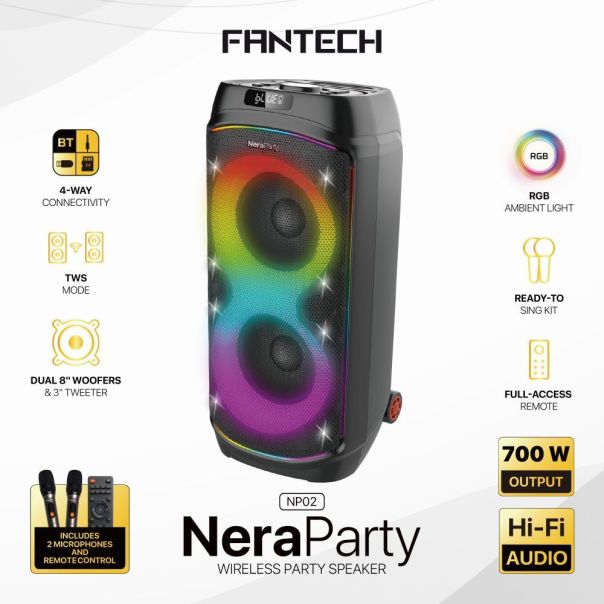 Fantech Bluetooth zvucnik NP02 NeraParty crni - EP3199298