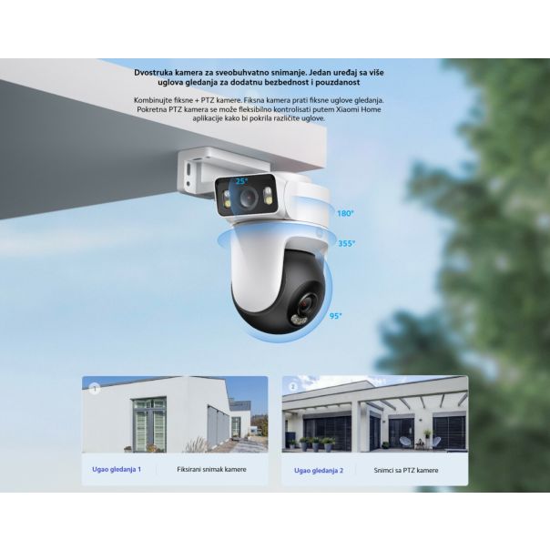 XIAOMI Kamera CW500 Dual, bela - 1570230