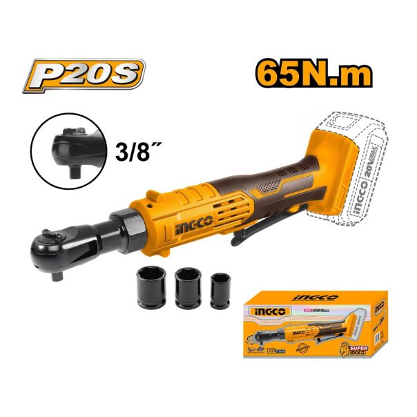 Akumulatorska račna CDRLI2060151 3/8” 65Nm SOLO Super INGCO - 27156-1