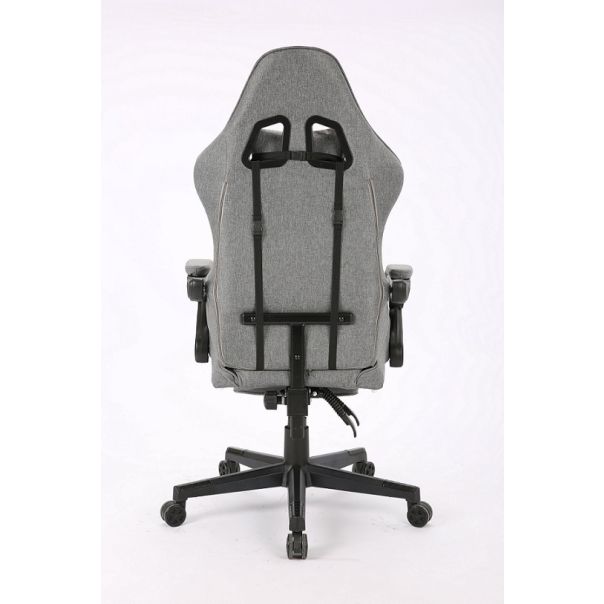 ePlayGame Gejmerska stolica HC-4095 FABRIC BDG tamno siva crna - HC-4095 FABRIC BDG