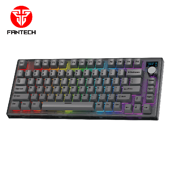FANTECH Gejmerska mehanička tastatura MK910 PBT MAXFIT FROST WIRELESS CRNA (PLAVI SWITCH) - 206627