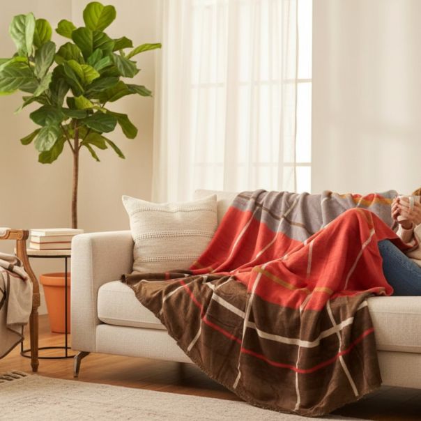 VIKTORIJA Ćebe 200x220cm Dezen Mix - VLK000386-mix