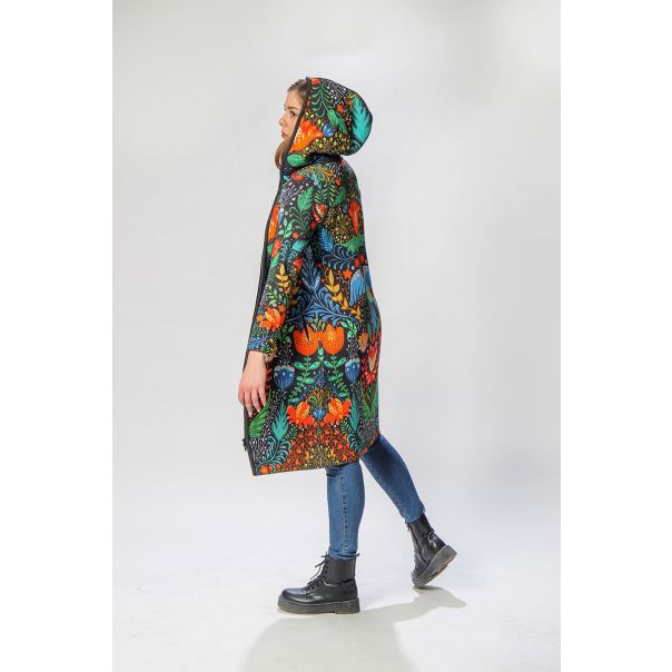 BAIKA Štrikani kaput za žene - Crni Eden - KOCED