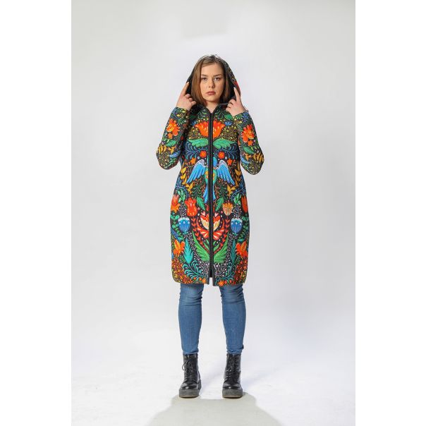 BAIKA Štrikani kaput za žene - Crni Eden - KOCED