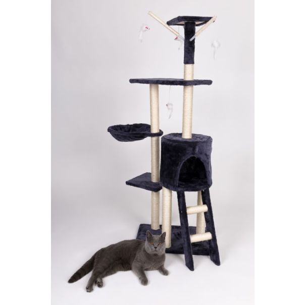 PETSI Češko za mačke 138cm xl gray - EP2883096