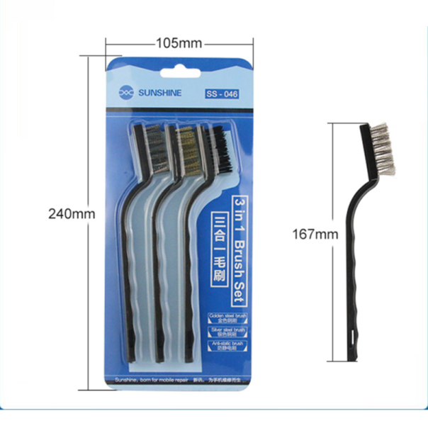 Četkica za čišćenje SUNSHINE SS-046 3u1 - 610640