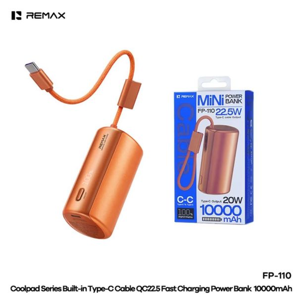 Remax Coolpad FP-110 Power Bank 10000 mAh USB-C narandžasti - EP3132365