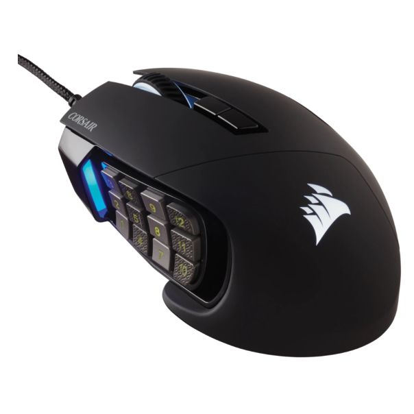 CORSAIR Žični gejmerski miš Scimitar RGB Elite, crna - CH-9304211-EU