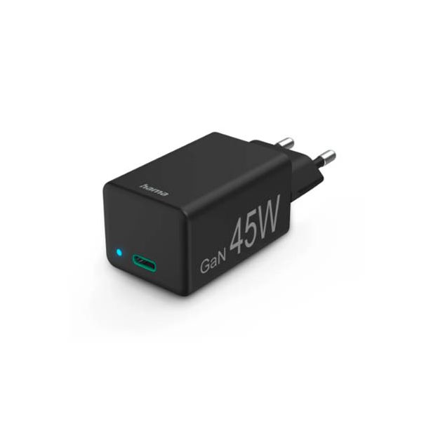 HAMA Kućni punjač USB-C PD/Qualcomm, 45W, crna - 201648