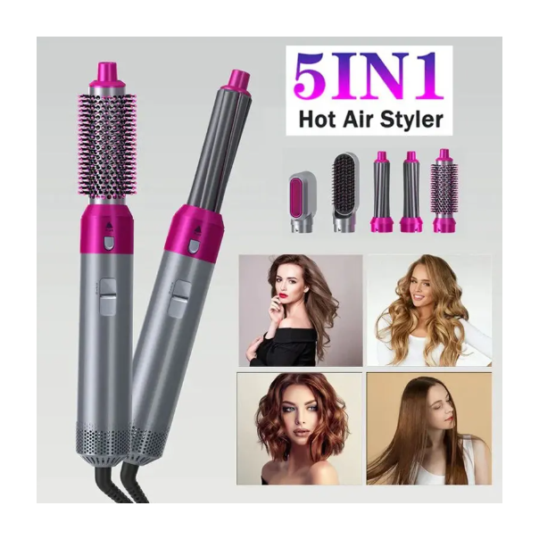 Stajler za kosu 5u1 - Višenamenski set za oblikovanje kose sa 5 nastavaka - EP2986067