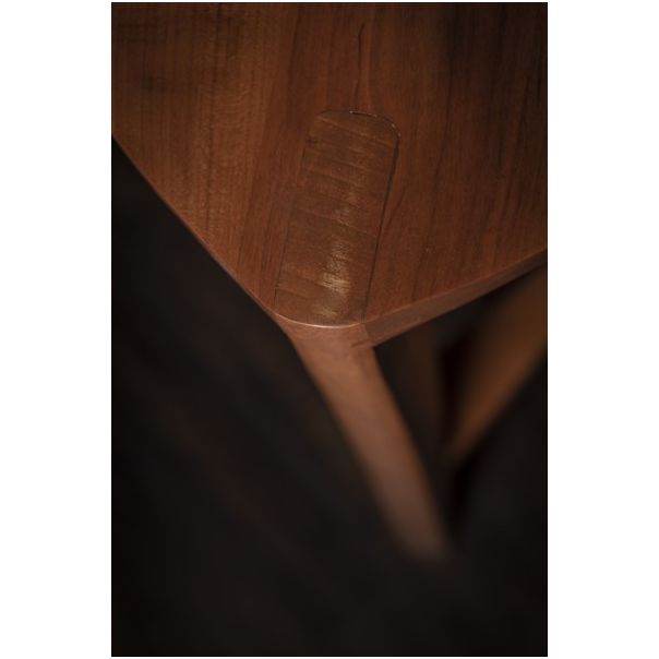 MEDA FURNITURE Drvena barska stolica Terca Trešnja - TresTerIzd35
