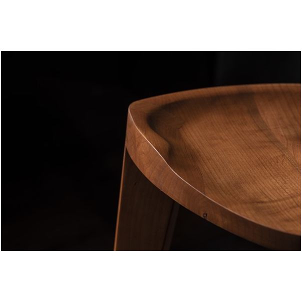 MEDA FURNITURE Drvena barska stolica Terca Trešnja - TresTerIzd35