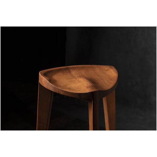 MEDA FURNITURE Drvena barska stolica Terca Trešnja - TresTerIzd35