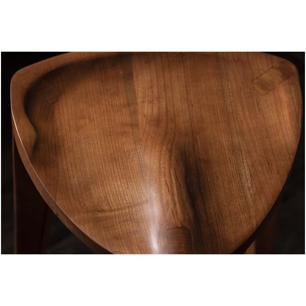 MEDA FURNITURE Drvena barska stolica Terca Trešnja - TresTerIzd35