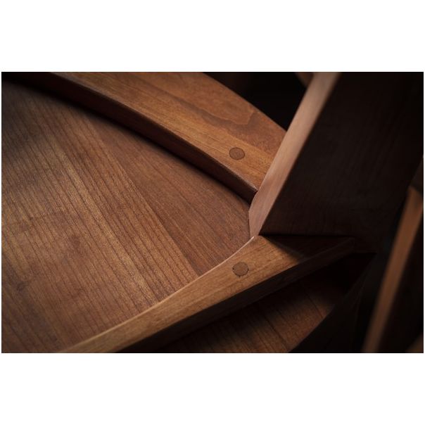 MEDA FURNITURE Drvena barska stolica Terca Trešnja - TresTerIzd35