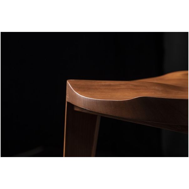 MEDA FURNITURE Drvena barska stolica Terca Trešnja - TresTerIzd35