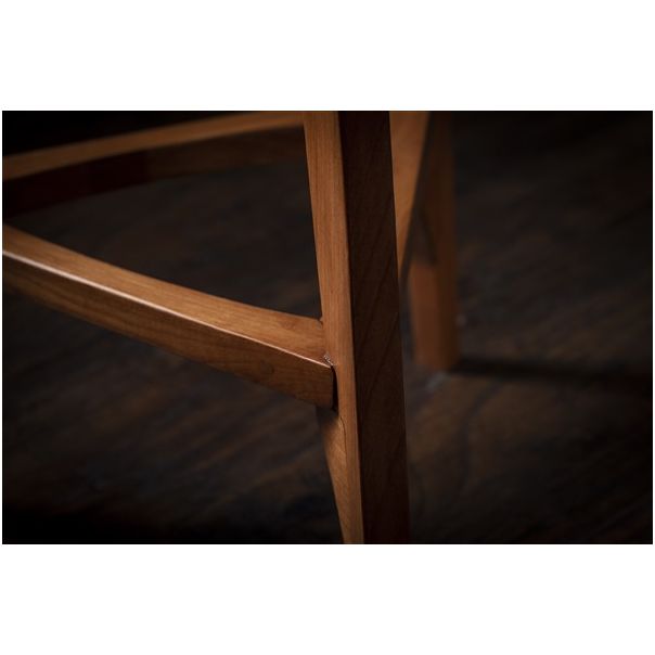 MEDA FURNITURE Drvena barska stolica Terca Trešnja - TresTerIzd35