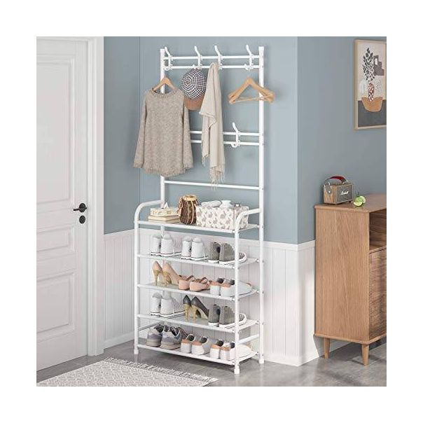 Cipelarnik sa čivilukom 2u1 5 nivoa Beli - CHEP003