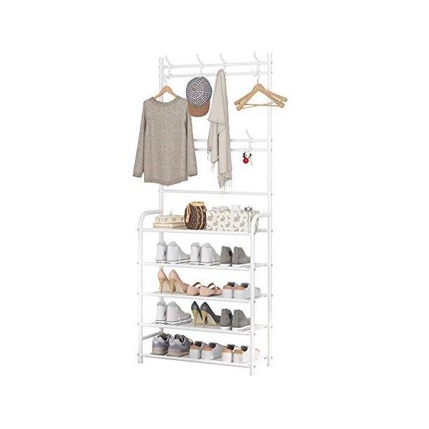 Cipelarnik sa čivilukom 2u1 5 nivoa Beli - CHEP003