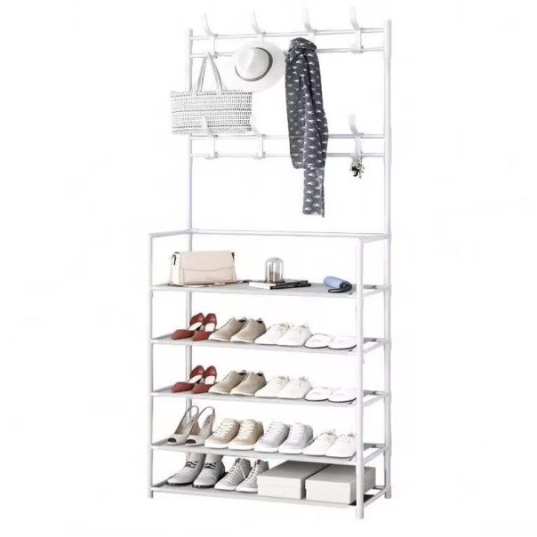 Cipelarnik sa čivilukom 2u1 5 nivoa Beli - CHEP003