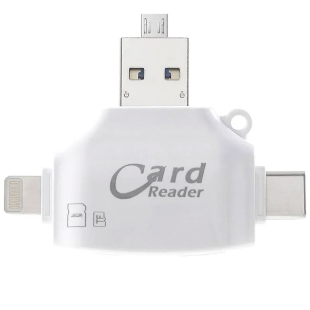 Čitač kartica Card Reader JWS-AD206 beli - 610008