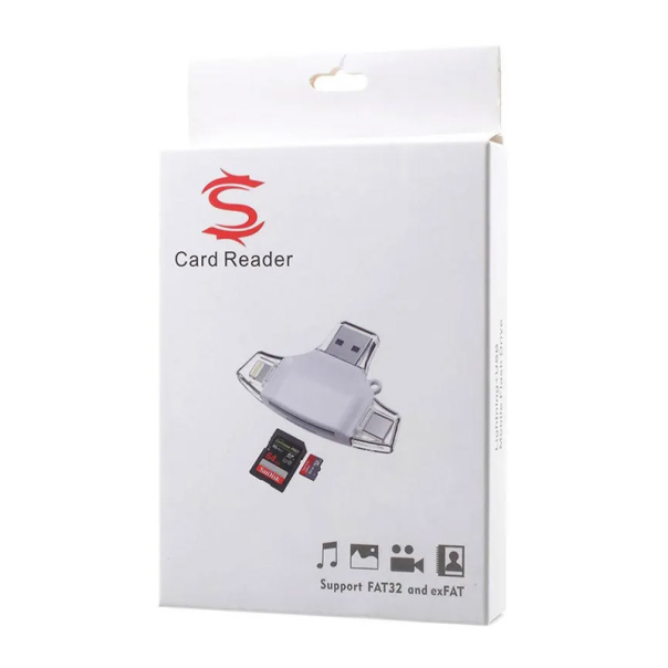 Čitač kartica Card Reader JWS-AD206 beli - 610008
