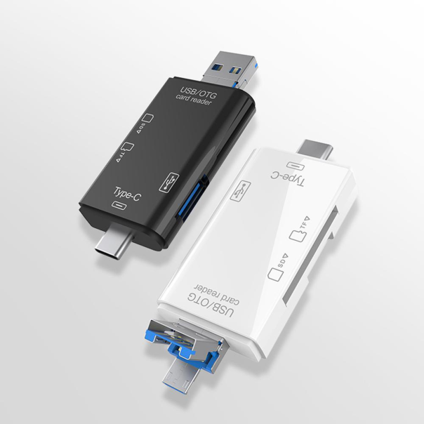 Čitač kartica USB JWD 6u1 OTG beli - 220863-1-1-1-1-1-1-1