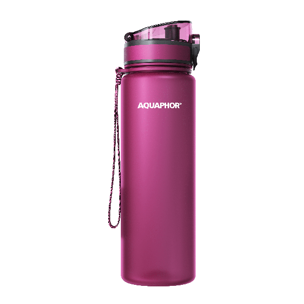 AQUAPHOR Flašica za vodu 800ml City, bordo - 1064-1-1-1