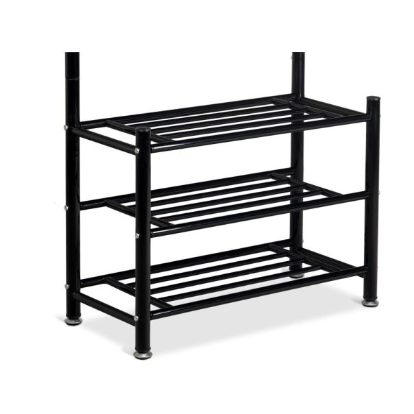MODERNHOME Čiviluk + cipelarnik - GH-201 BLACK