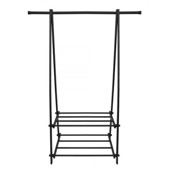 MODERNHOME Čiviluk sa 2 police police - YLT-0311FBLACK