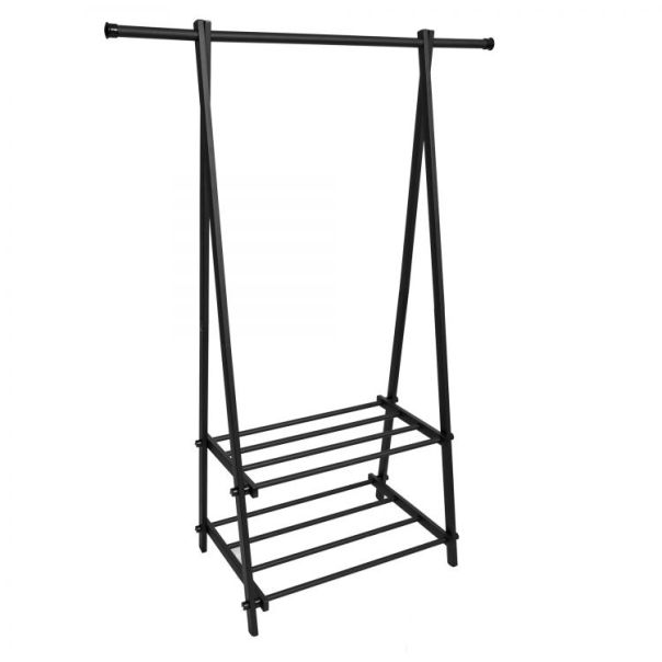 MODERNHOME Čiviluk sa 2 police police - YLT-0311FBLACK