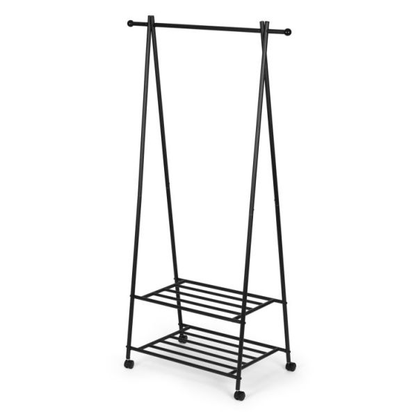 MODERNHOME Čiviluk sa dve police - GH-207 BLACK