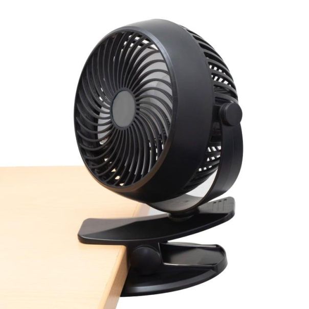 HOME Stoni punjivi ventilator sa štipaljkom CLF10-BK - EP3158841