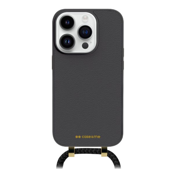 CASE&ME Futrola sa gajtanom iPhone 15 Pro Max crna - 223957