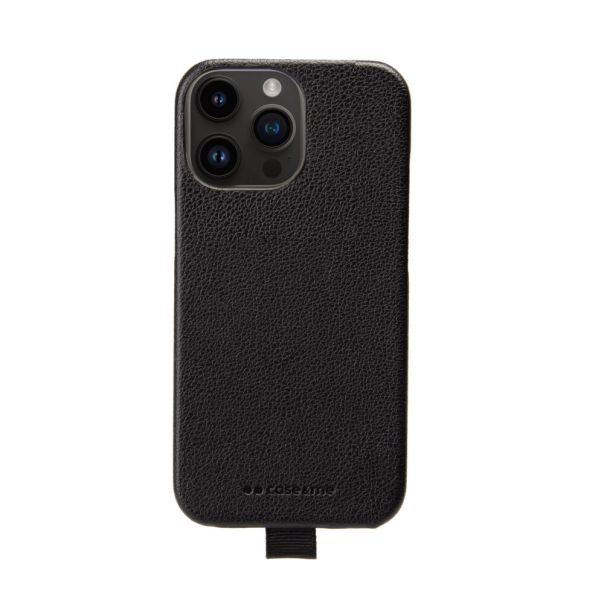 CASE&ME Futrola od eko koze iPhone 15 Pro crna - 223946