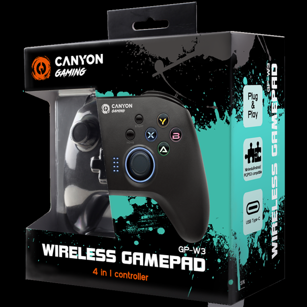 CANYON GP-W3 2.4G Wireless Controller - CND-GPW3
