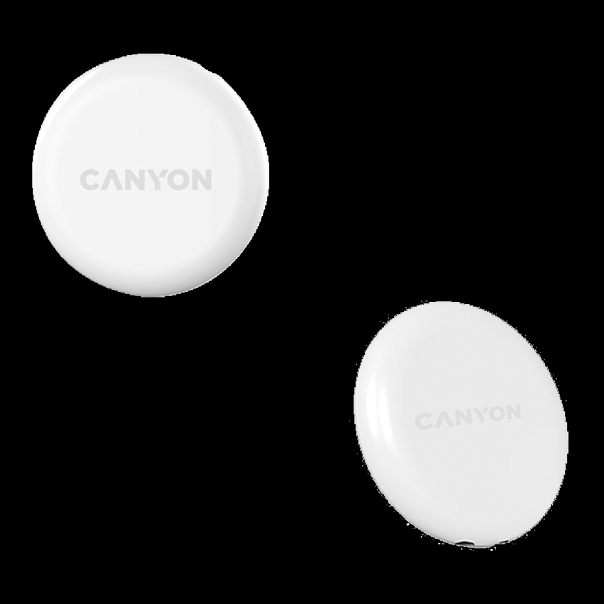 CANYON smart tag ONTAG 1 iOS 4 pcs KIT, bela - CNE-4XPT01SW