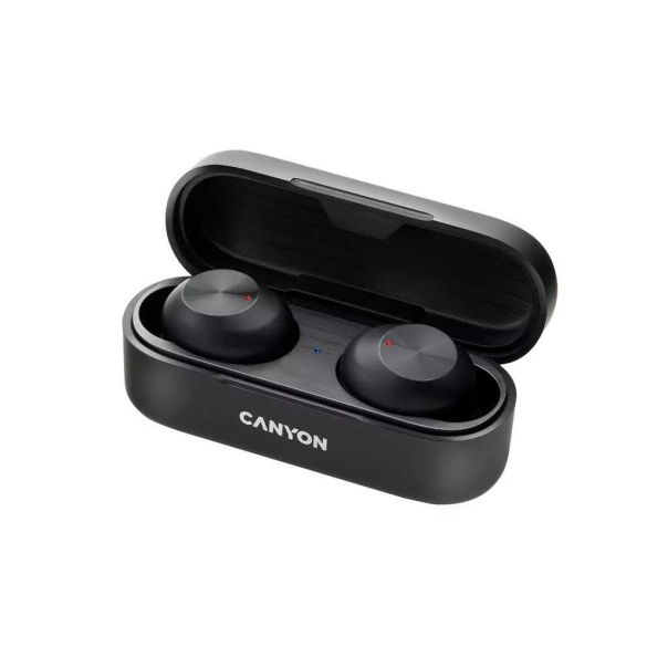 CANYON Bluetooth slušalice TWS-1, crna - CNE-CBTHS1B