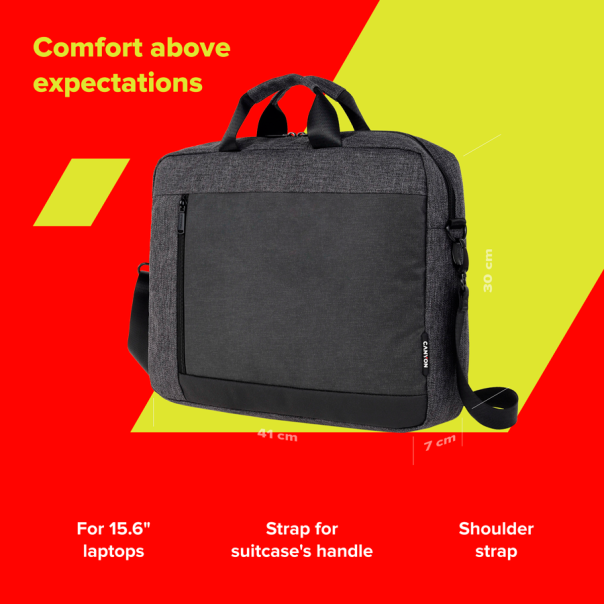 CANYON B-5 Laptop bag for 15.6 - CNS-CB5G4