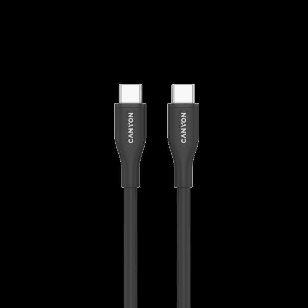 CANYON Kabl CC60SC10 C-C 60W 1m, crna - CNS-CC60SC10B