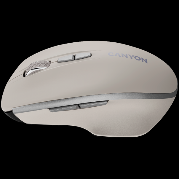 CANYON Miš MW-21, 2.4 GHz Wireless mouse sa 7 tastera, bež - CNS-CMSW21CL