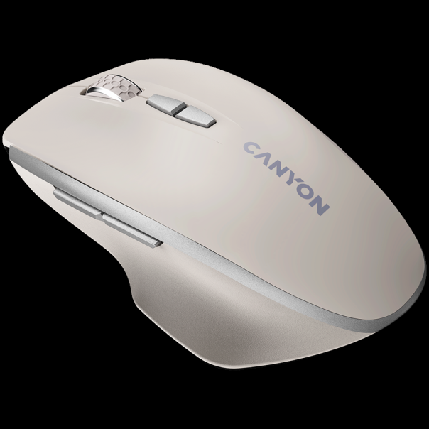 CANYON Miš MW-21, 2.4 GHz Wireless mouse sa 7 tastera, bež - CNS-CMSW21CL